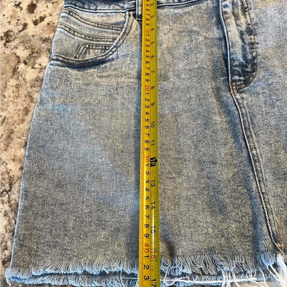 Wild fable size 16 Denim Jean Skirt Juniors Target Stretch Mini - Picture 2 of 6